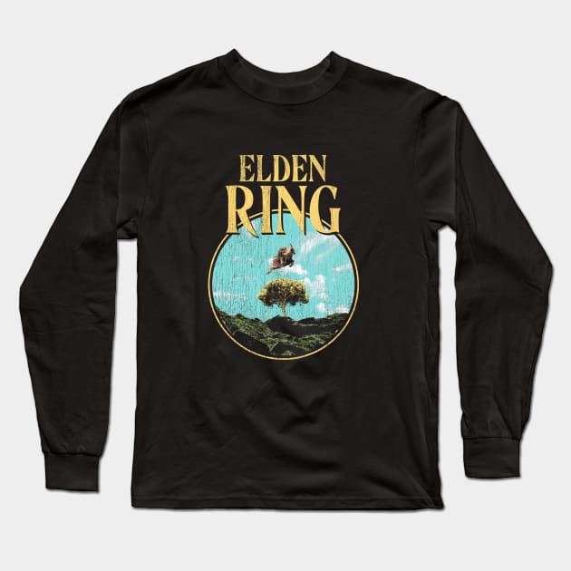 Elden Ring Vintage Long Sleeve T-Shirt by GasparArts